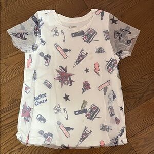 Joe Fresh Kids Graphic T-Shirt - White and Red